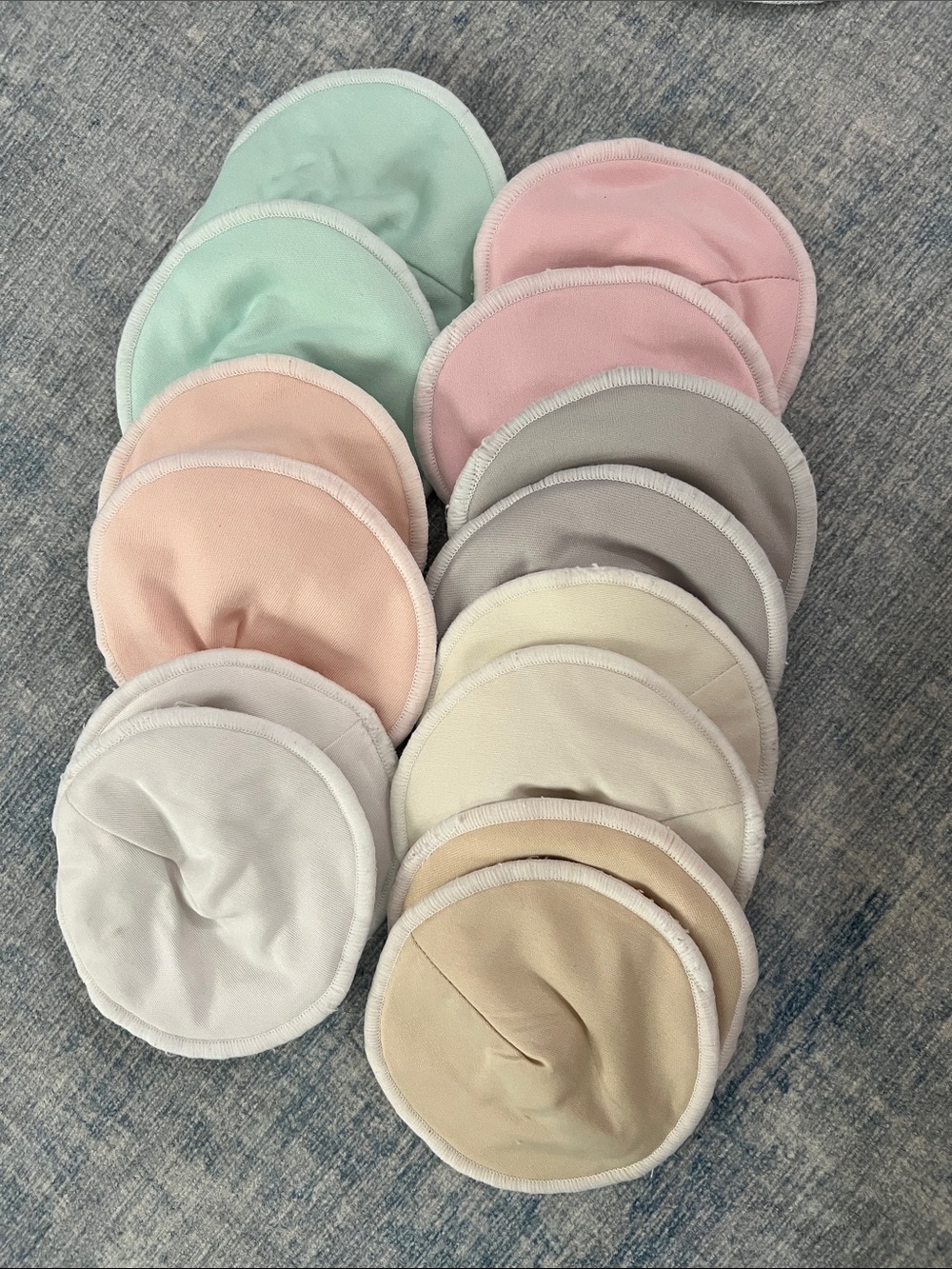 Reusable Nursing Pads Set - Pastel Multi-Color